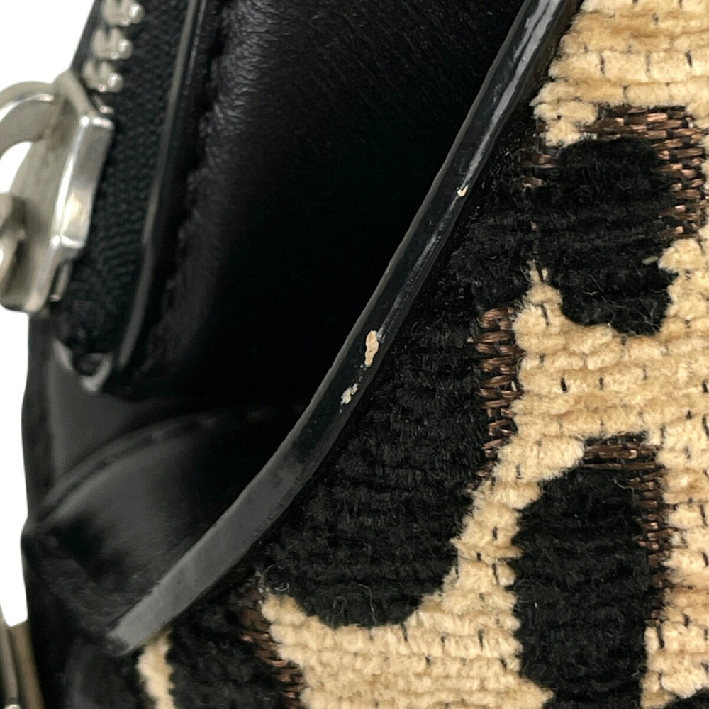 Louis Vuitton Baby Monogram Leopard Handbag Beige Black - Picture 6 of 8